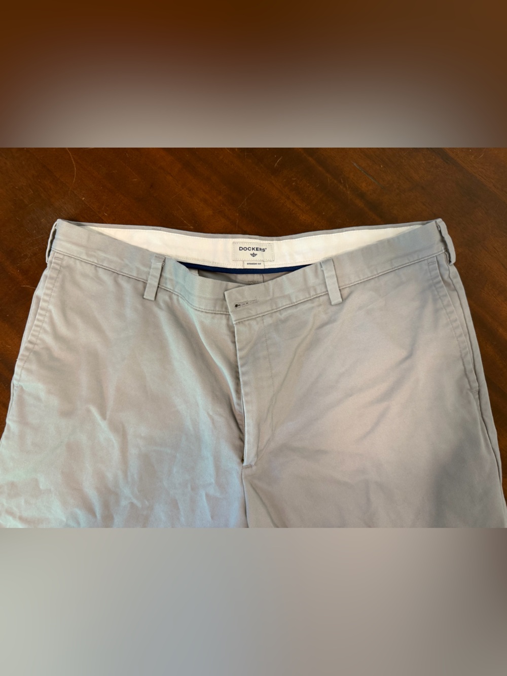 Dockers Light Gray Men’s Chino Pants - Picture 2 of 5